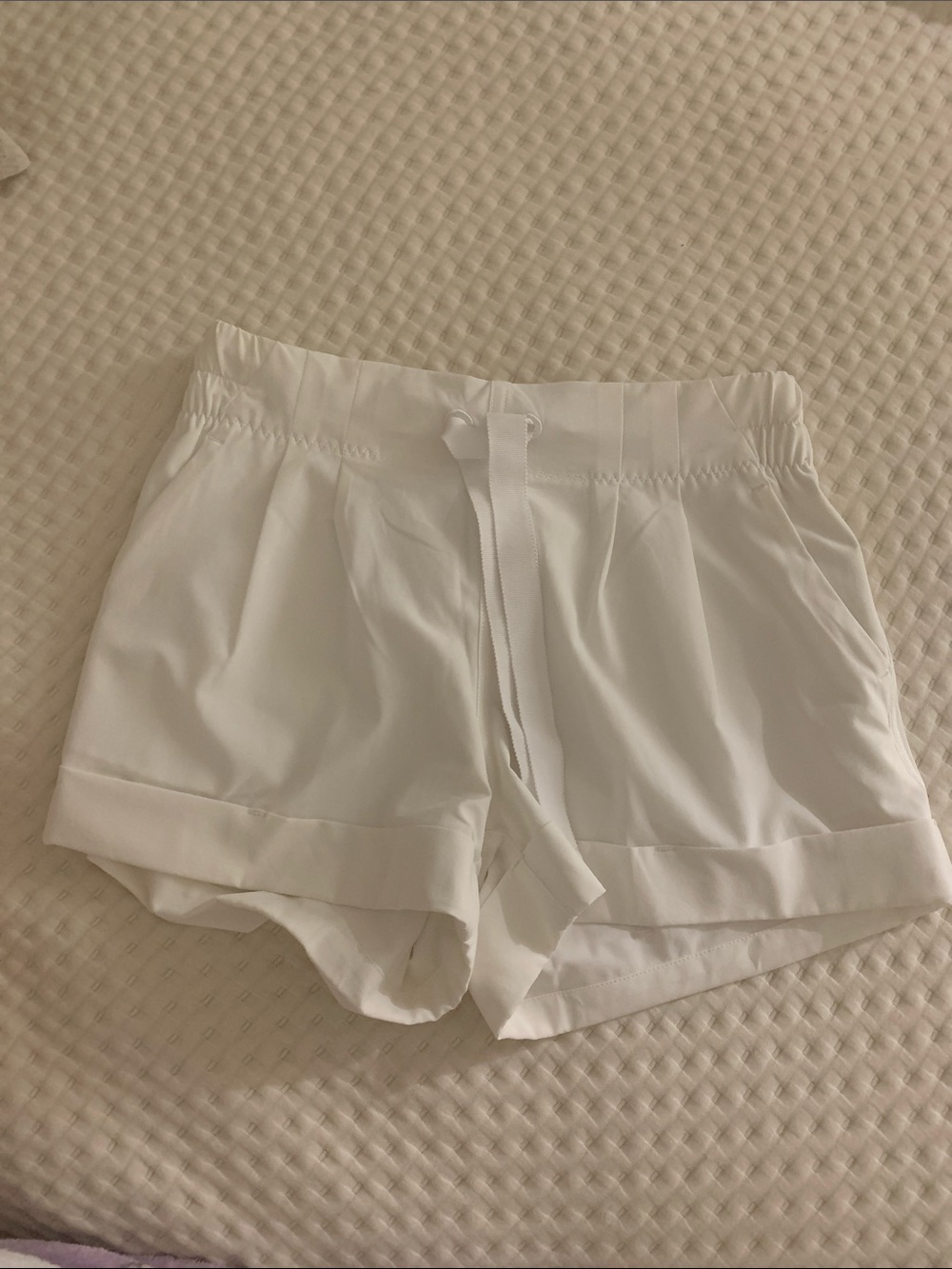 White Lululemon Women’s Shorts